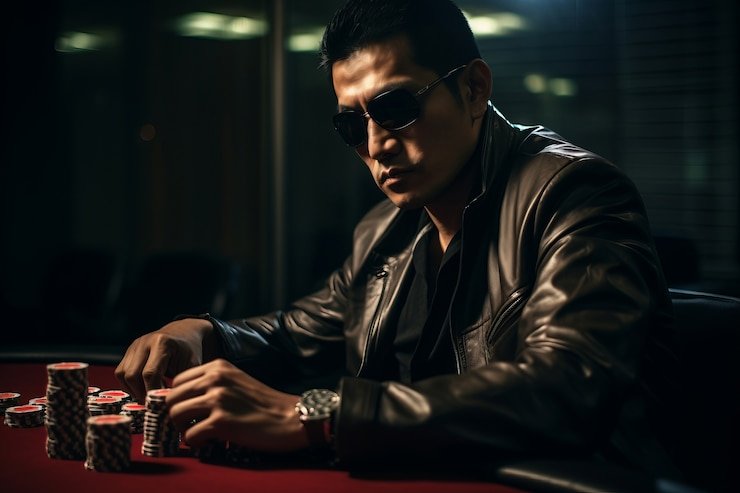 Lobi digital hometogel bernuansa biru